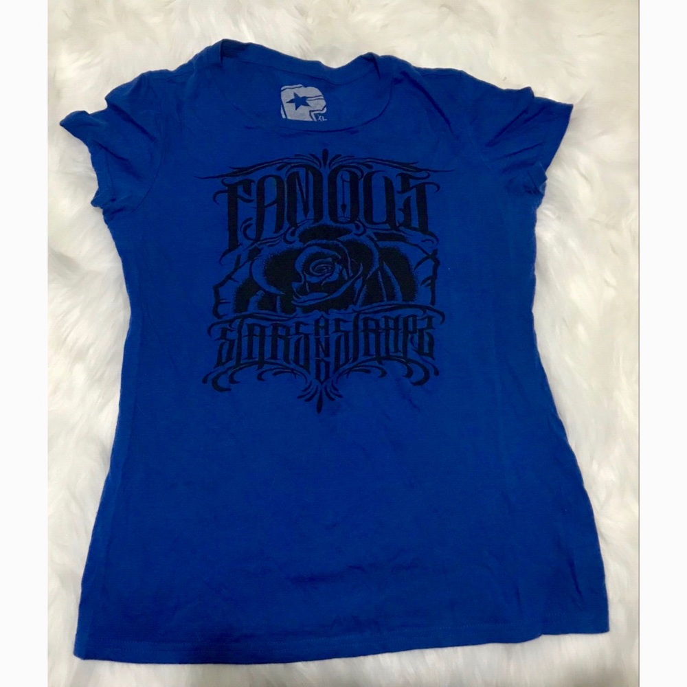 Woman’s Famous Stars and Straps Tee